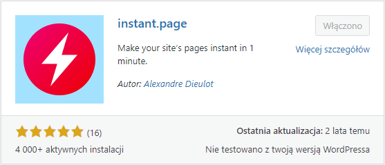 Instant page